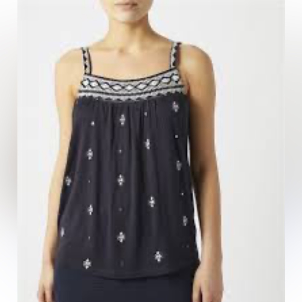 Lucky Brand Navy Blue‎ Tank Top. Size L (436)